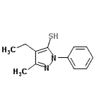 CAS 登录号：478398-09-3， 4-乙基-3-甲基-1-苯基-1H-吡唑-5-硫醇