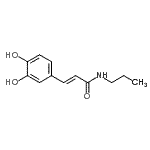 CAS 登录号：479244-15-0， (2E)-3-(3,4-二羟基苯基)-N-丙基丙烯酰胺