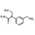 CAS 登录号：479589-54-3， 1-乙基-1-(3-乙基苯基)硫脲