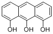 CAS 登录号：480-22-8， 1,8,9-三羟基蒽