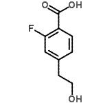 CAS 登录号：481075-50-7， 2-氟-4-(2-羟基乙基)苯甲酸