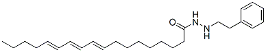 CAS 登录号：48222-46-4， (9E,11E,13E)-9,11,13-十八碳三烯酸2-苯乙基酰肼