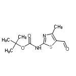CAS#: 482584-84-9, 2-Methyl-2-Propanyl (5-Formyl-4-Methyl-1,3-Thiazol-2-Yl)Carbamate