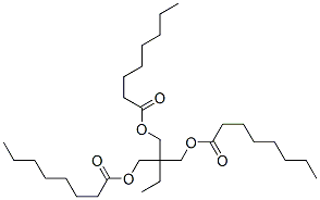 CAS 登录号：4826-87-3， 2-乙基-2-[[(1-氧代辛基)氧基]甲基]-1,3-丙烷二基二辛酸酯