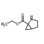 CAS 登录号：483279-87-4， 乙基2-氮杂双环[3.1.0]己烷-1-羧酸酯