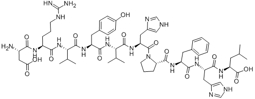 CAS#: 484-43-5, Asp-Arg-Val-Tyr-Val-His-Pro-Phe-His-Leu