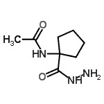 CAS 登录号：4854-68-6， N-[1-(肼基羰基)环戊基]乙酰胺