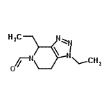 CAS 登录号：485402-42-4， 1,4-二乙基-1,4,6,7-四氢-5H-[1,2,3]三唑并[4,5-c]吡啶-5-甲醛