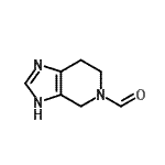 CAS 登录号：485402-47-9， 1,4,6,7-四氢-5H-咪唑并[4,5-c]吡啶-5-甲醛