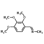 CAS 登录号：485842-37-3， (E)-N-甲基-1-(2,3,4-三甲氧基苯基)甲亚胺