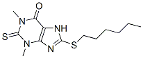 CAS#: 4869-71-0, 1,3-Dimethyl-2,7-Dihydro-8-(Hexylthio)-2-Thioxo-1H-Purin-6(3H)-One
