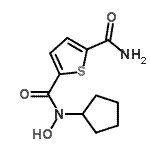 CAS 登录号：487003-88-3， N-环戊基-N-羟基-2,5-噻吩二甲酰胺