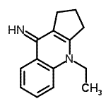 CAS 登录号：487013-57-0， 4-乙基-1,2,3,4-四氢-9H-环戊二烯并[b]喹啉-9-亚胺