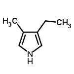 CAS 登录号：488-92-6， 3-乙基-4-甲基-1H-吡咯