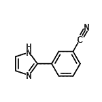 CAS 登录号：488115-43-1， 3-(1H-咪唑-2-基)苯甲腈