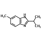 CAS 登录号：4887-90-5， 2-异丙基-6-甲基-1H-苯并咪唑