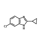 CAS 登录号：4887-92-7， 5-氯-2-环丙基-1H-苯并咪唑