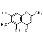 CAS 登录号：491-48-5， 5,7-二羟基-2,6-二甲基-4H-苯并吡喃-4-酮