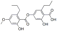 CAS 登录号:491-62-3, 2-羟基-4-(2-羟基-4-甲氧基-6-丙基苯甲酰氧基)-6-丙基苯甲酸