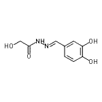 CAS 登录号：491586-60-8， N'-[(E)-(3,4-二羟基苯基)亚甲基]-2-羟基乙酰肼