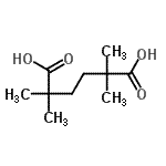 CAS 登录号：4916-85-2， 2,2,5,5-四甲基己烷二酸