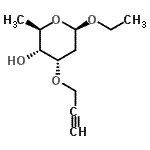 CAS 登录号：491609-21-3， 乙基2,6-二脱氧-3-O-2-丙炔-1-基-beta-D-核-吡喃己糖苷