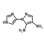CAS 登录号：491872-68-5， 1-(1H-咪唑-4-基)-1H-吡唑-4,5-二胺