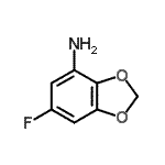 CAS 登录号：492444-18-5， 6-氟-1,3-苯并二氧戊环-4-胺