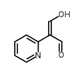 CAS 登录号：493038-78-1， (2Z)-3-羟基-2-(2-吡啶基)丙烯醛
