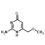 CAS 登录号：494202-82-3， 2-氨基-6-(甲氧基甲基)-4(1H)-嘧啶酮