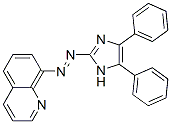 CAS 登录号:4948-87-2, 2-(8-喹啉基偶氮)-4,5-二苯基咪唑