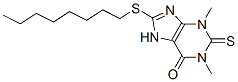 CAS#: 4951-42-2, 1,2,3,7-Tetrahydro-1,3-Dimethyl-8-(Octylthio)-2-Thioxo-6H-Purin-6-One
