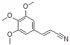 CAS#: 49621-49-0, 3-(3,4,5-Trimethoxyphenyl)-2-Propenenitrile