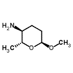CAS 登录号：496800-39-6， (2R,3S,6S)-6-甲氧基-2-甲基四氢-2H-吡喃-3-胺