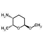 CAS 登录号：496800-40-9， (2R,3R,6S)-6-甲氧基-2-甲基四氢-2H-吡喃-3-胺