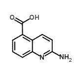 CAS 登录号：496806-75-8， 2-氨基-5-喹啉羧酸