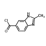 CAS 登录号：496842-10-5， 2-甲基-1H-苯并咪唑-5-甲酰氯