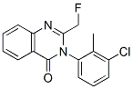 CAS 登录号:49700-31-4, 3-(3-氯-2-甲基苯基)-2-(氟甲基)喹唑啉-4(3H)-酮