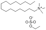 CAS 登录号:49706-67-4, N,N,N-三甲基-1-十六烷铵硫酸乙酯盐