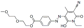 CAS#: 49744-26-5, 2-(2-Methoxyethoxy)Ethyl 4-[(5-Cyano-1-Ethyl-1,6-Dihydro-2-Hydroxy-4-Methyl-6-Oxopyridin-3-Yl)Azo]Benzoate