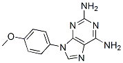 CAS 登录号：49753-42-6， 9-(4-甲氧基苯基)嘌呤-2,6-二胺