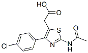 CAS#: 49779-96-6, 2-(Acetylamino)-4-(4-Chlorophenyl)Thiazole-5-Acetic Acid