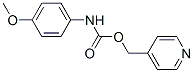 CAS#: 4982-76-7, 4-Methoxycarbanilic Acid 4-Pyridylmethyl Ester