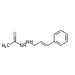 CAS 登录号：499105-47-4， N'-[(2E)-3-苯基-2-丙烯-1-基]乙酰肼