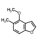 CAS 登录号：499235-50-6， 4-甲氧基-5-甲基-1-苯并呋喃