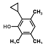 CAS 登录号：499235-86-8， 2-环丙基-3,5,6-三甲基苯酚