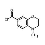 CAS 登录号:499770-73-9, 4-甲基-3,4-二氢-2H-1,4-苯并恶嗪-7-甲酰氯