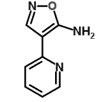 CAS 登录号：499785-46-5， 4-(2-吡啶基)-1,2-恶唑-5-胺