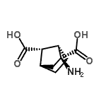 CAS 登录号：499982-29-5， (1S,2S,4S,7S)-2-氨基双环[2.2.1]庚烷-2,7-二甲酸