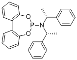CAS 登录号：500103-26-4， N,N-二[(1R)-1-苯基乙基]-1,2,3,4,4a,7a,8,9,10,11,11a,11b-十二氢二苯并[2,1-a:2',1'-d][1,3,2]二氧杂磷杂卓-6-胺